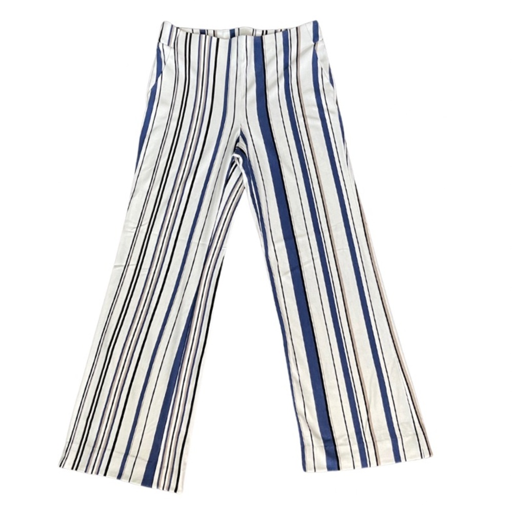 CHICO’S || STRETCH PANTS || WIDE LEG || WHITE BLACK BLUE TAUPE || SIZE 4R